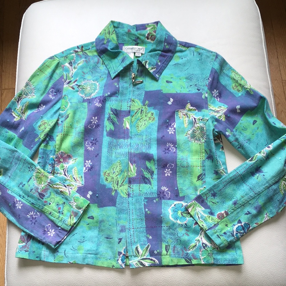 🍀 Coldwater Creek Printed Jacket 🍀 - Picture 3 of 4